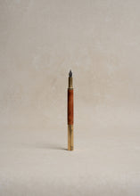 Load image into Gallery viewer, California Redwood & Brass Fountain Pen