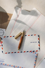 Load image into Gallery viewer, California Redwood &amp; Brass Fountain Pen
